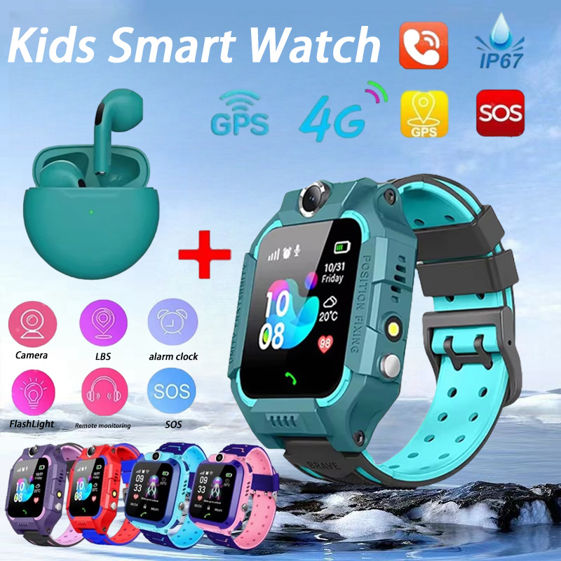 Smartwatch Watches For Children - Novas crianças relógio inteligente sos telefone
