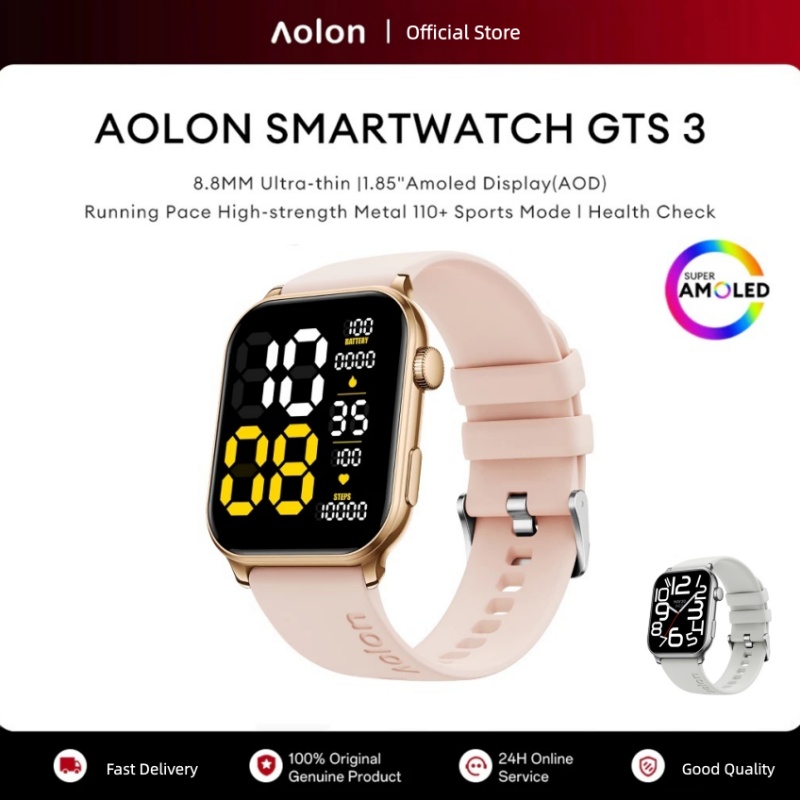 Smartwatch Watch Whatsapp - Relógio Inteligente Aolon GTS3 com Tela