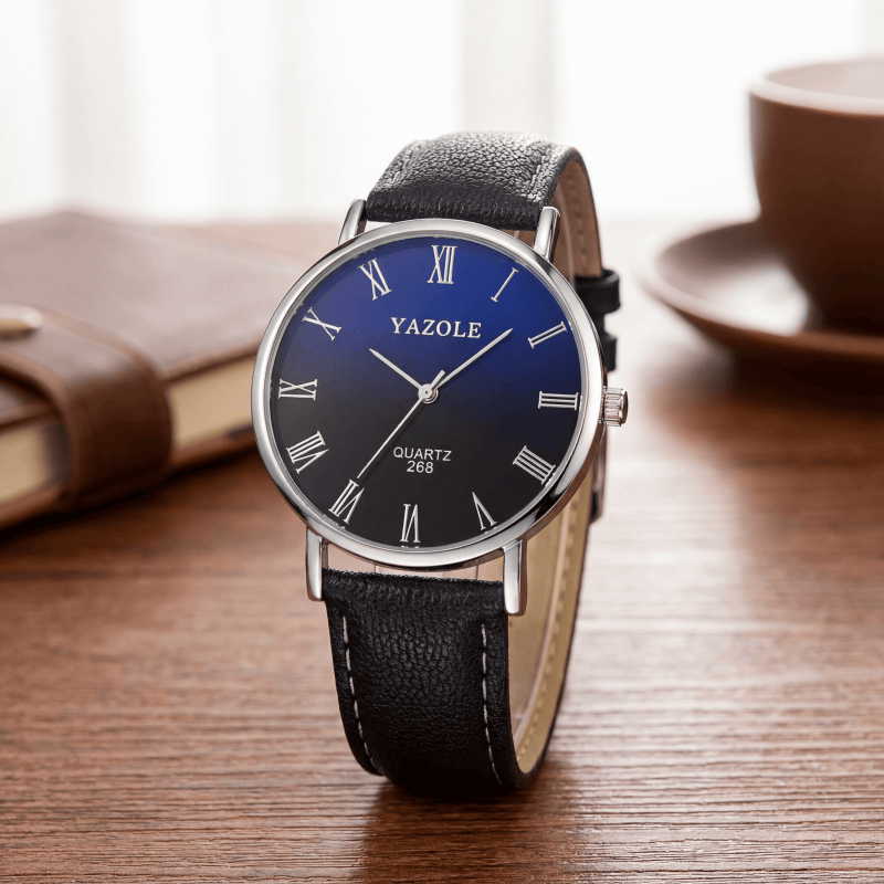 Smartwatch Casual Watches For Men - Relógios de Quartzo Minimalistas YAZOLE para