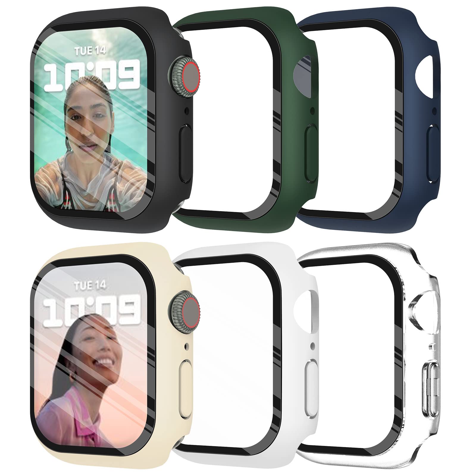 Iwatch Smartwatch Series 7 - Vidro temperado + capa para apple