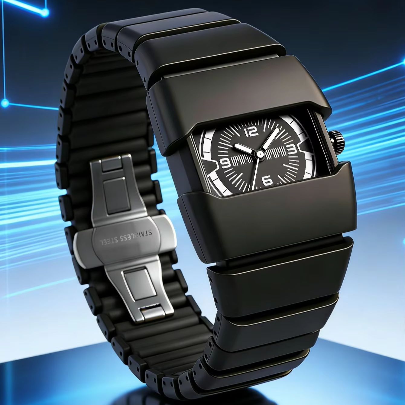 Analog Quartz Watch - Relógio Digital Masculino TOMI Fashion, Relógio