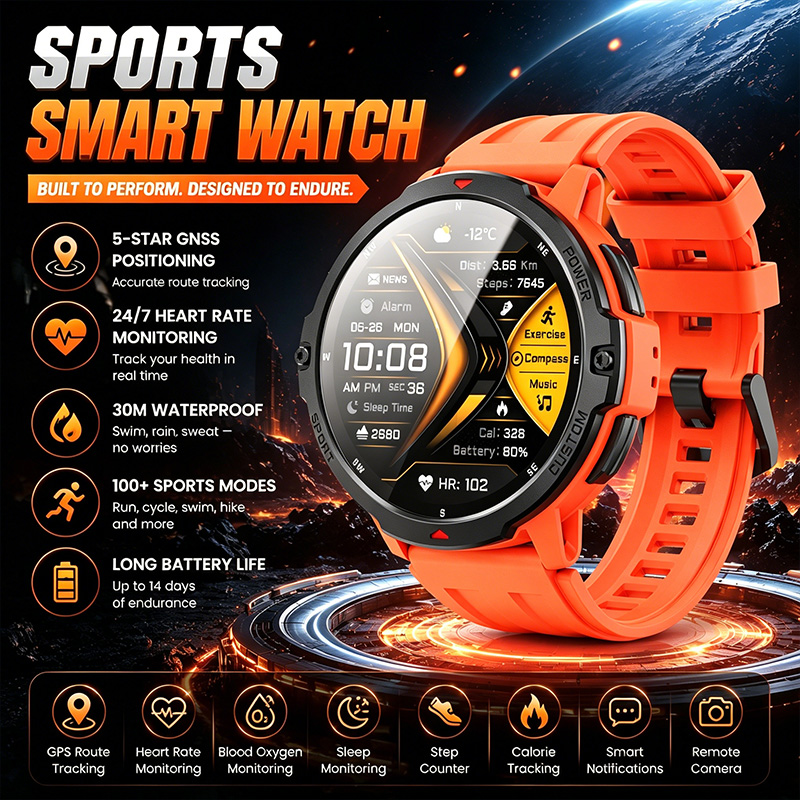 Timex Watches Smartwatch - Novo Relógio Inteligente Esportivo Profissional com