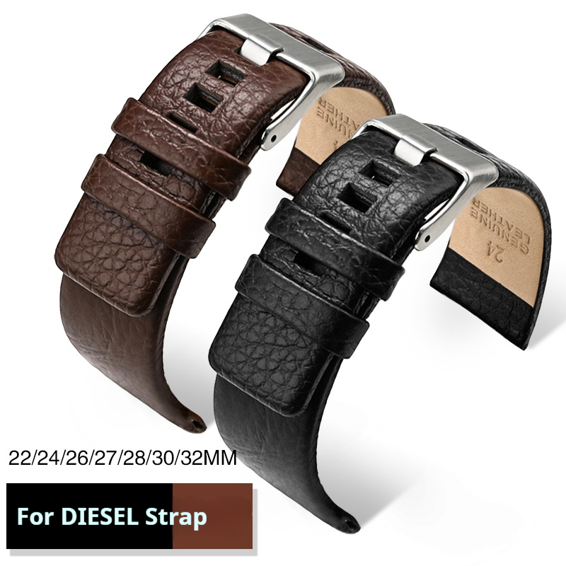 Diesel Watches Smartwatch - Pulseira de Couro Genuíno para Relógio