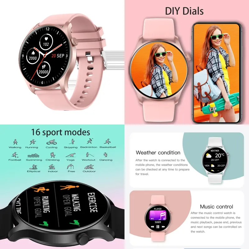 Watch Smartwatch Android - Relógio Inteligente SENBONO MAX8 para Homens
