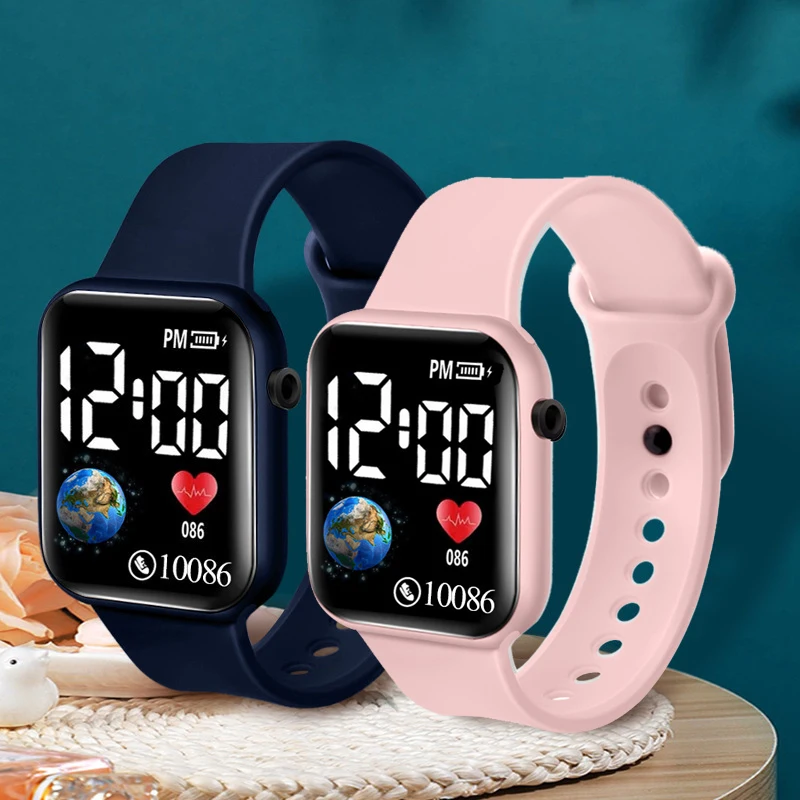 Smartwatch Watches For Girls - Yikaze crianças relógios led digital crianças