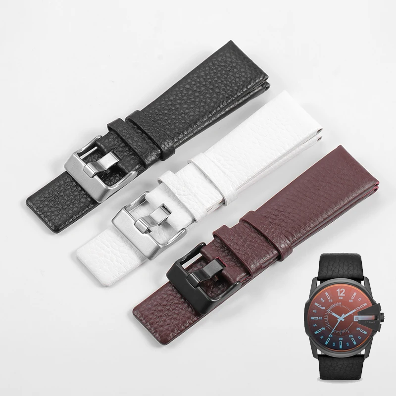 Diesel Watches Smartwatch - Pulseira de relógio de couro genuíno