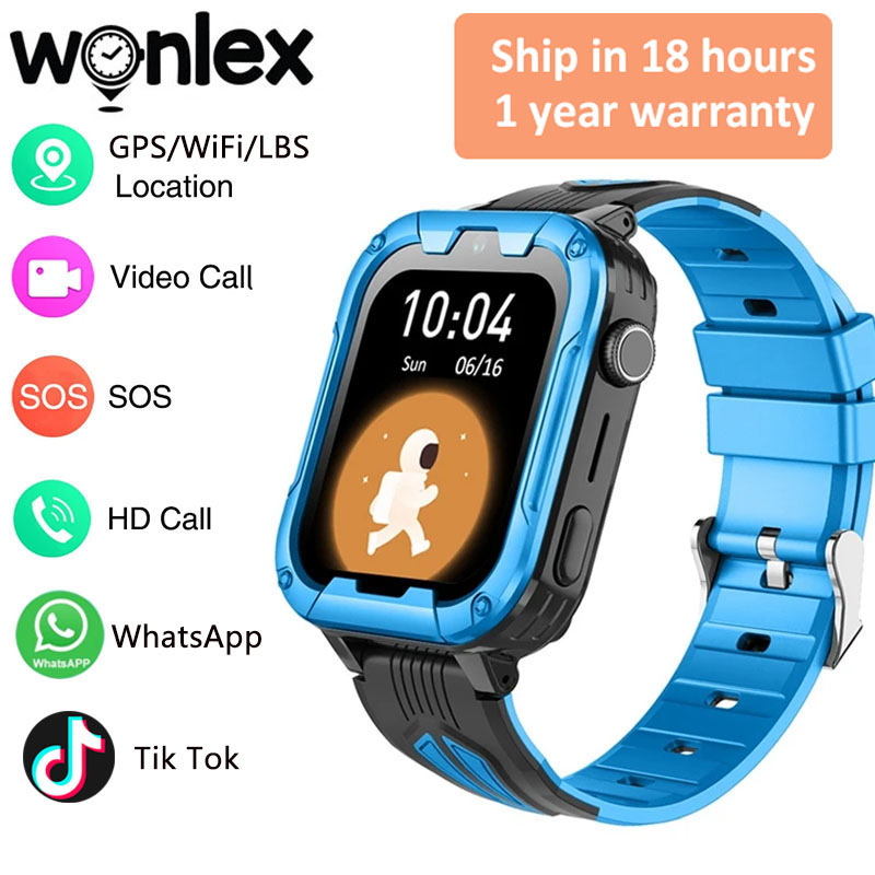 Smartwatch Watch Whatsapp - Relógio Inteligente Infantil Wonlex 4G Wifi