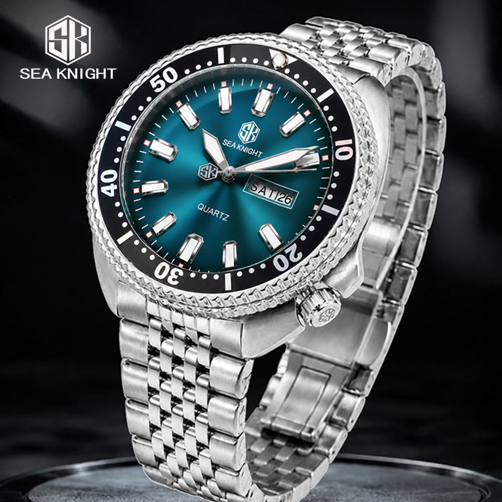 SEA KNIGHT Novo Relógio de Qua - Smartwatch Casual Watches For Men avaliação e preço