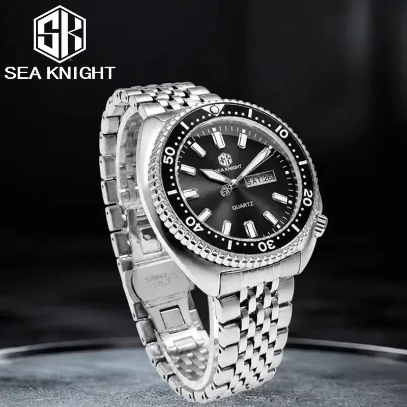 SEA KNIGHT Novo Relógio de Qua - Smartwatch Casual Watches For Men avaliação e preço