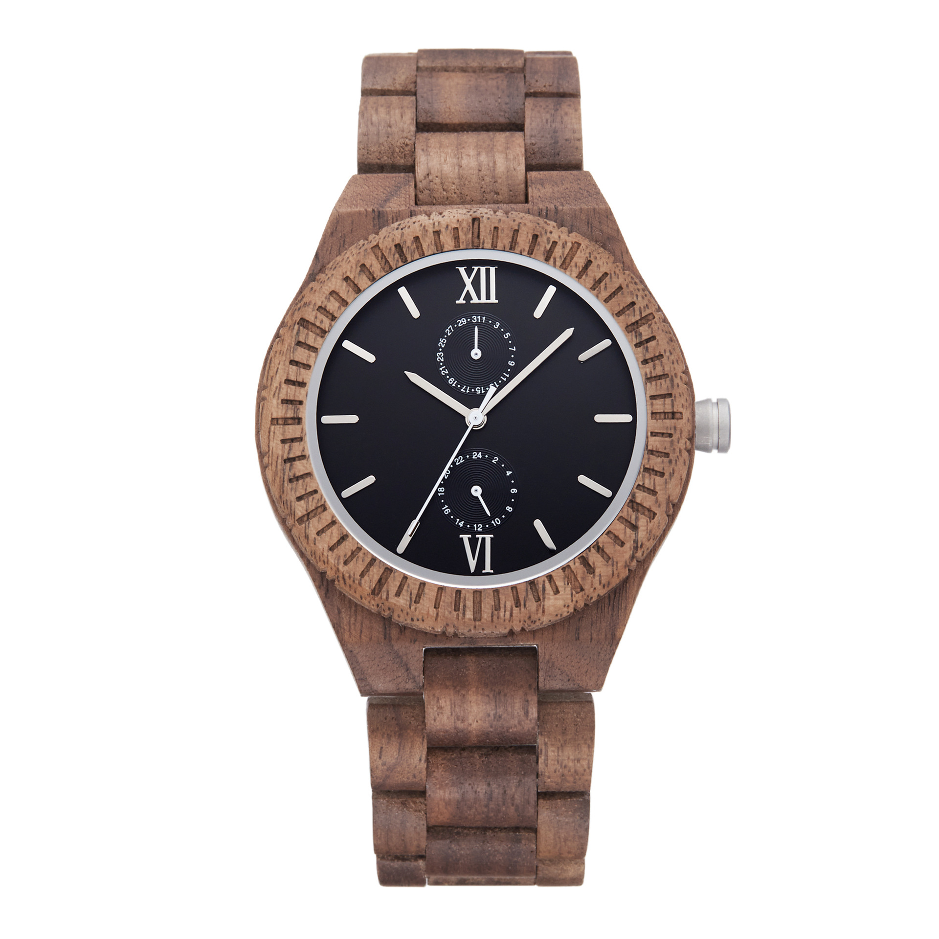 Relógio de madeira multifuncio - Smartwatch Imported Watches For Men avaliação e preço