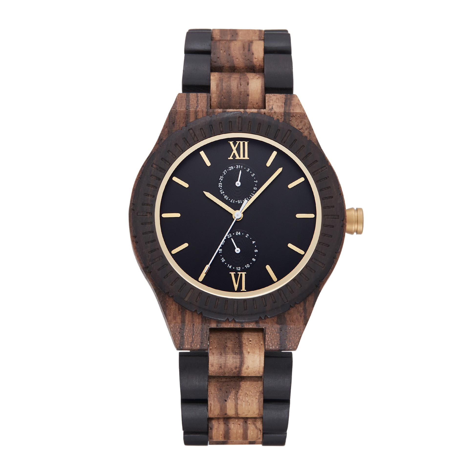 Relógio de madeira multifuncio - Smartwatch Imported Watches For Men avaliação e preço