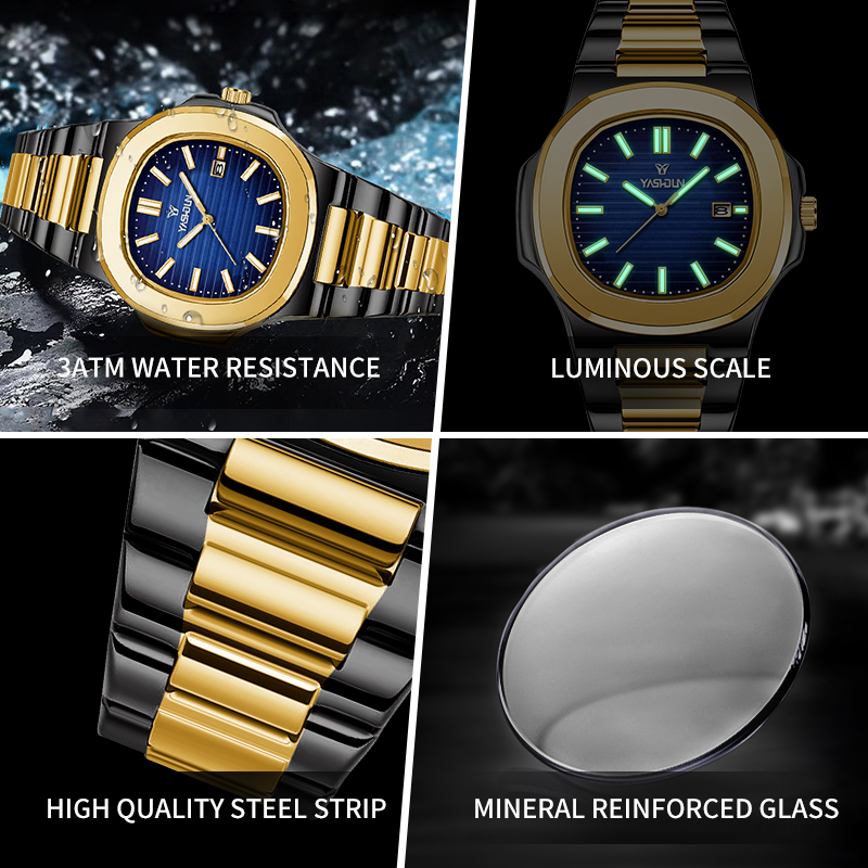 Relógio masculino Fashion Squa - Smartwatch Square Watches For Men avaliação e preço