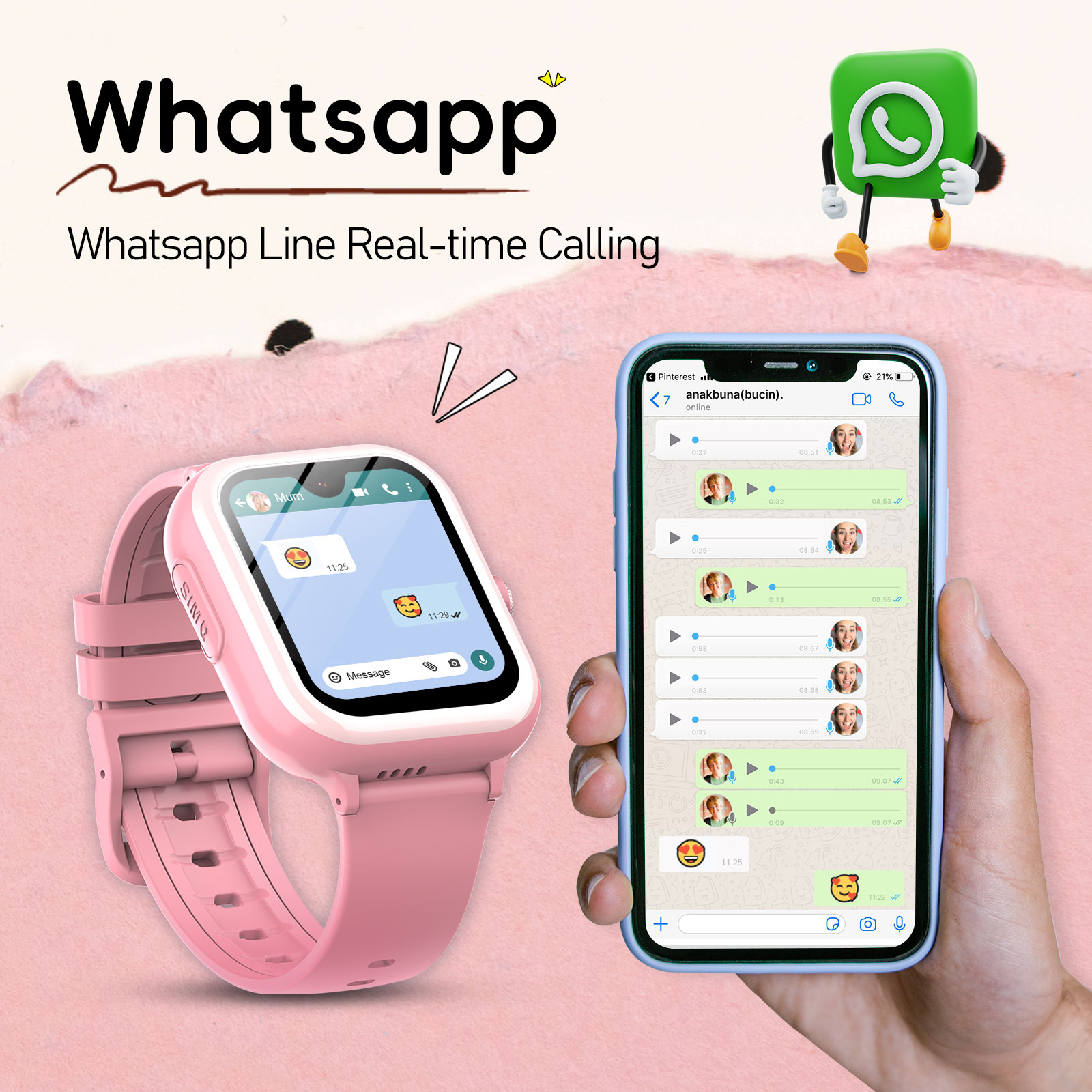 Relógio Inteligente Wonlex KT3 - Smartwatch Watch Whatsapp avaliação e preço