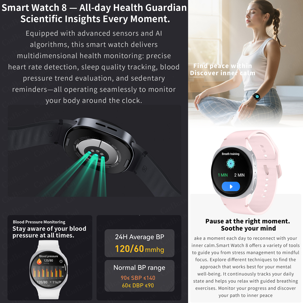 Novos Relógios 2026: Smartwatc - Smartwatch Health Watches For Women avaliação e preço