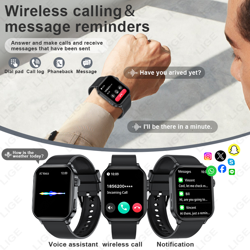 Relógio Inteligente Original L - Smartwatch Health Watches For Women avaliação e preço