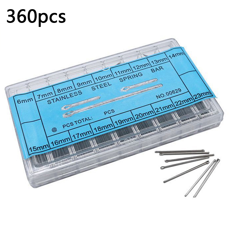360 peças pinos divididos pino - Spring Bar Tool avaliação e preço