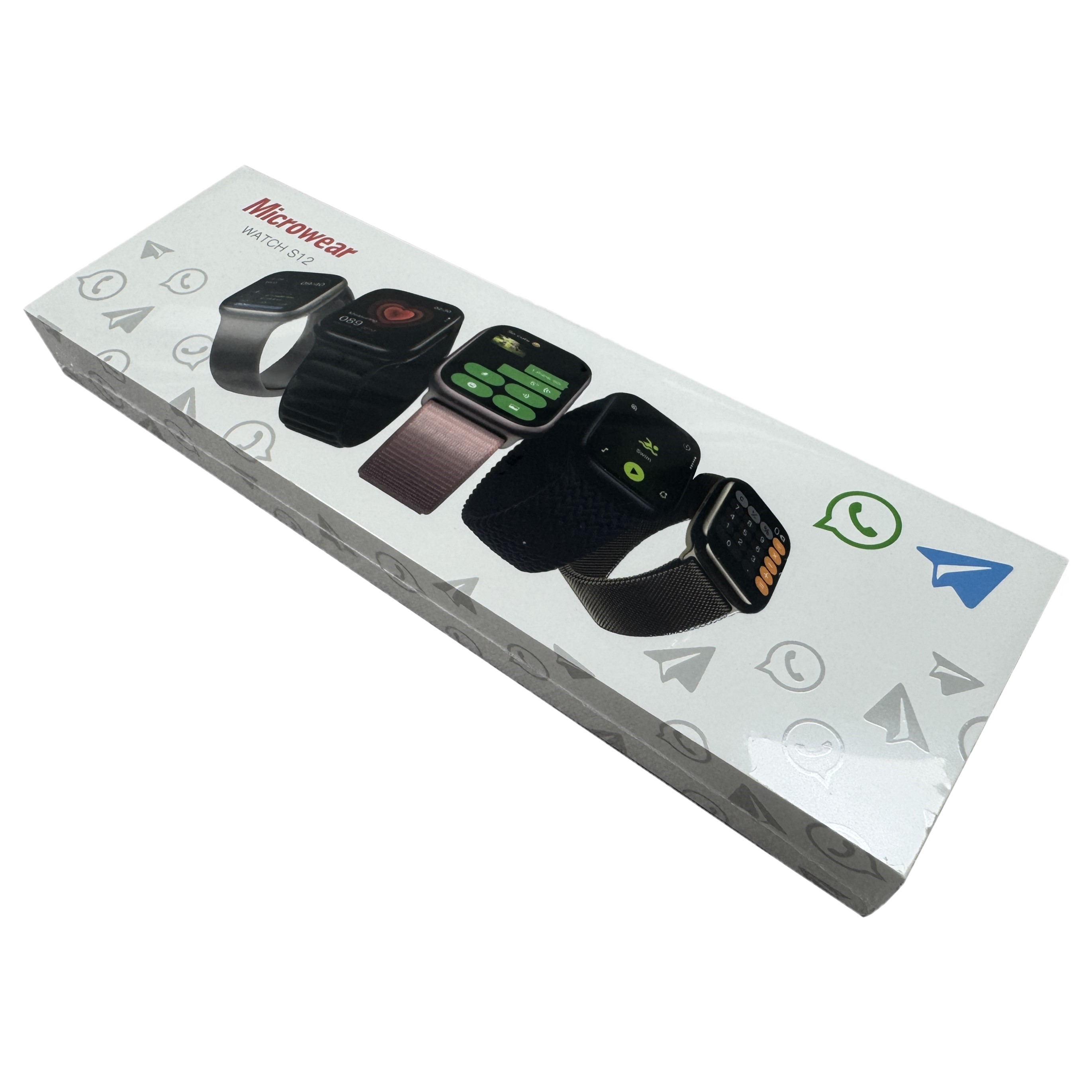 Smartwatch Microwear Série 12  - Smartwatch Watch Whatsapp avaliação e preço