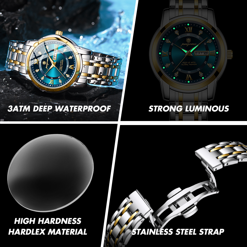 Relógio PAAZOMU para Homens e  - Smartwatch Casual Watches For Men avaliação e preço