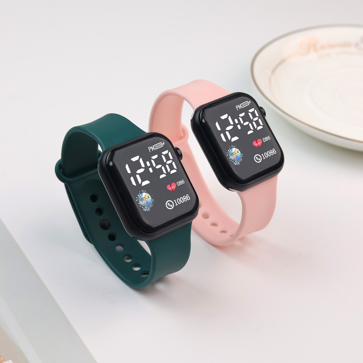 Novo relógio digital de led pa - Smartwatch Watches For Girls avaliação e preço