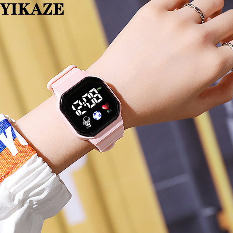 Crianças relógio esporte led r - Smartwatch Watches For Girls avaliação e preço