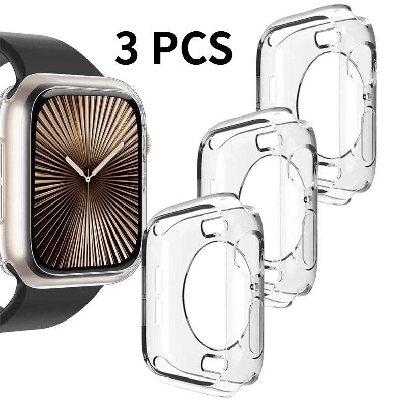 1-5 Peças Capa TPU para Apple  - Iwatch Smartwatch Series 7 avaliação e preço