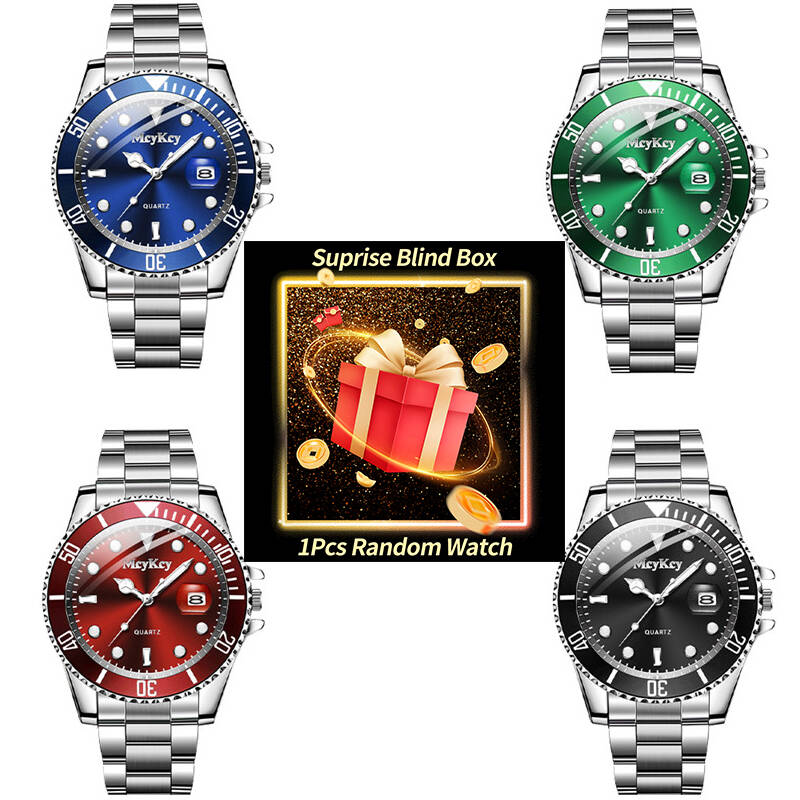 1pc surpresa mistério relógio  - Analog Quartz Watch avaliação e preço