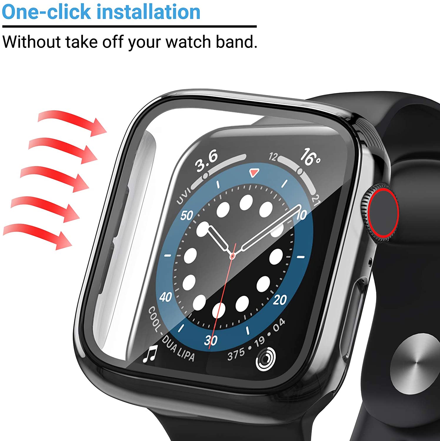 Vidro + capa para apple watch  - Iwatch Smartwatch Series 7 avaliação e preço