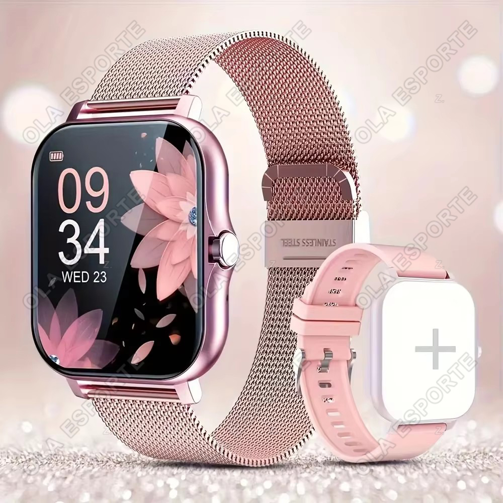 Relógio Inteligente com Chamad - Smartwatch Health Watches For Women avaliação e preço