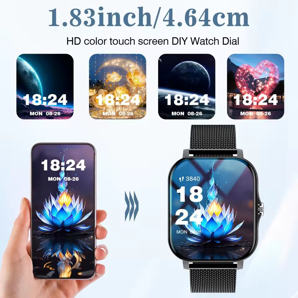 Relógio Inteligente com Chamad - Smartwatch Health Watches For Women avaliação e preço