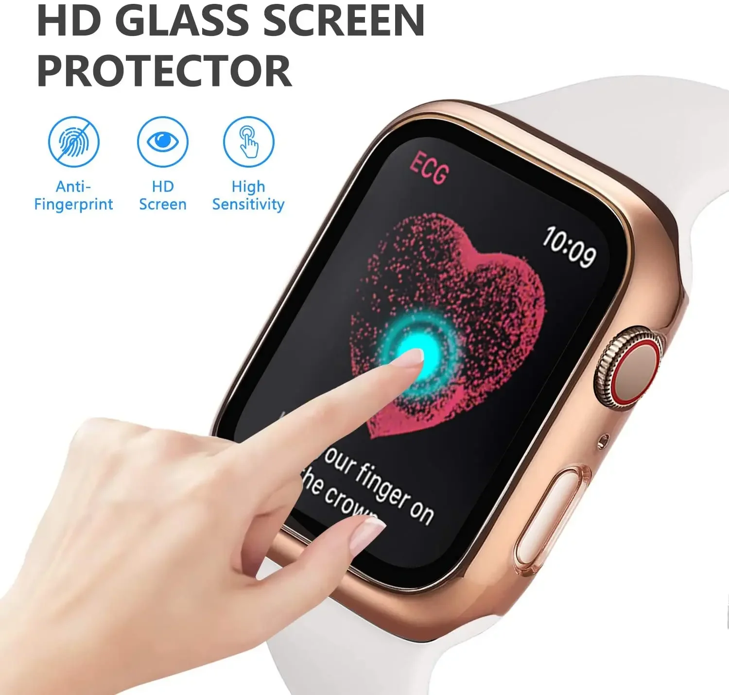 Vidro temperado + capa para ap - Iwatch Smartwatch Series 7 avaliação e preço