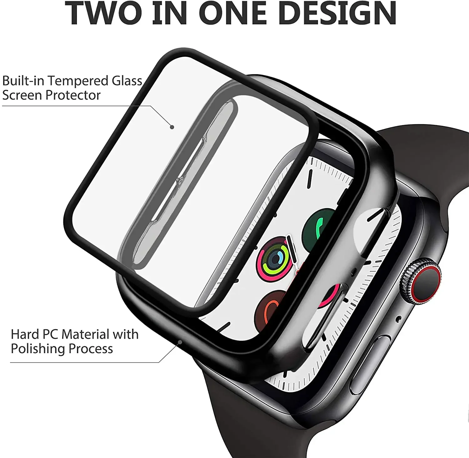 Vidro temperado + capa para ap - Iwatch Smartwatch Series 7 avaliação e preço