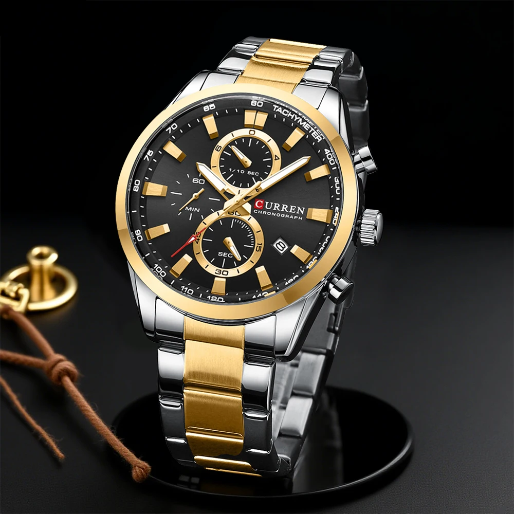 CURREN Casual Quartz Chrono Sp - Analog Quartz Watch avaliação e preço