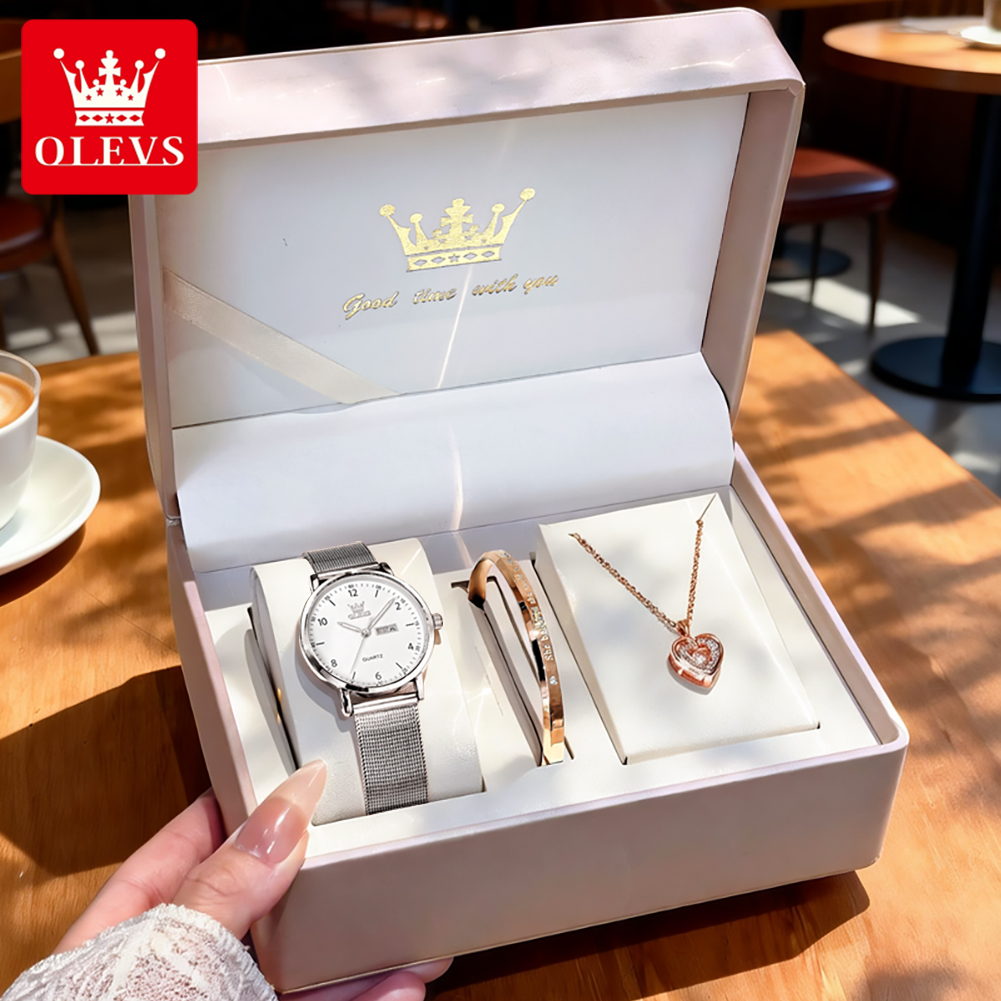 Relógios OLEVS 2996 femininos  - Analog Quartz Watch avaliação e preço