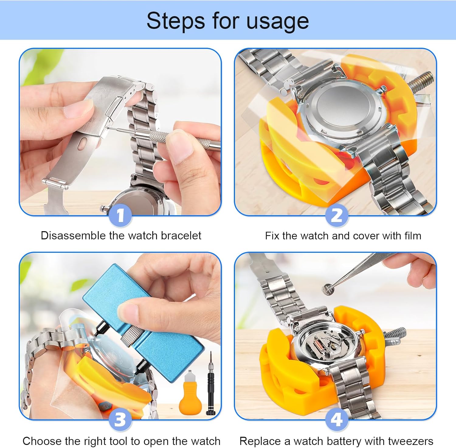 Assista Kit Substituição da Ba - Watchmaker Screwdriver avaliação e preço