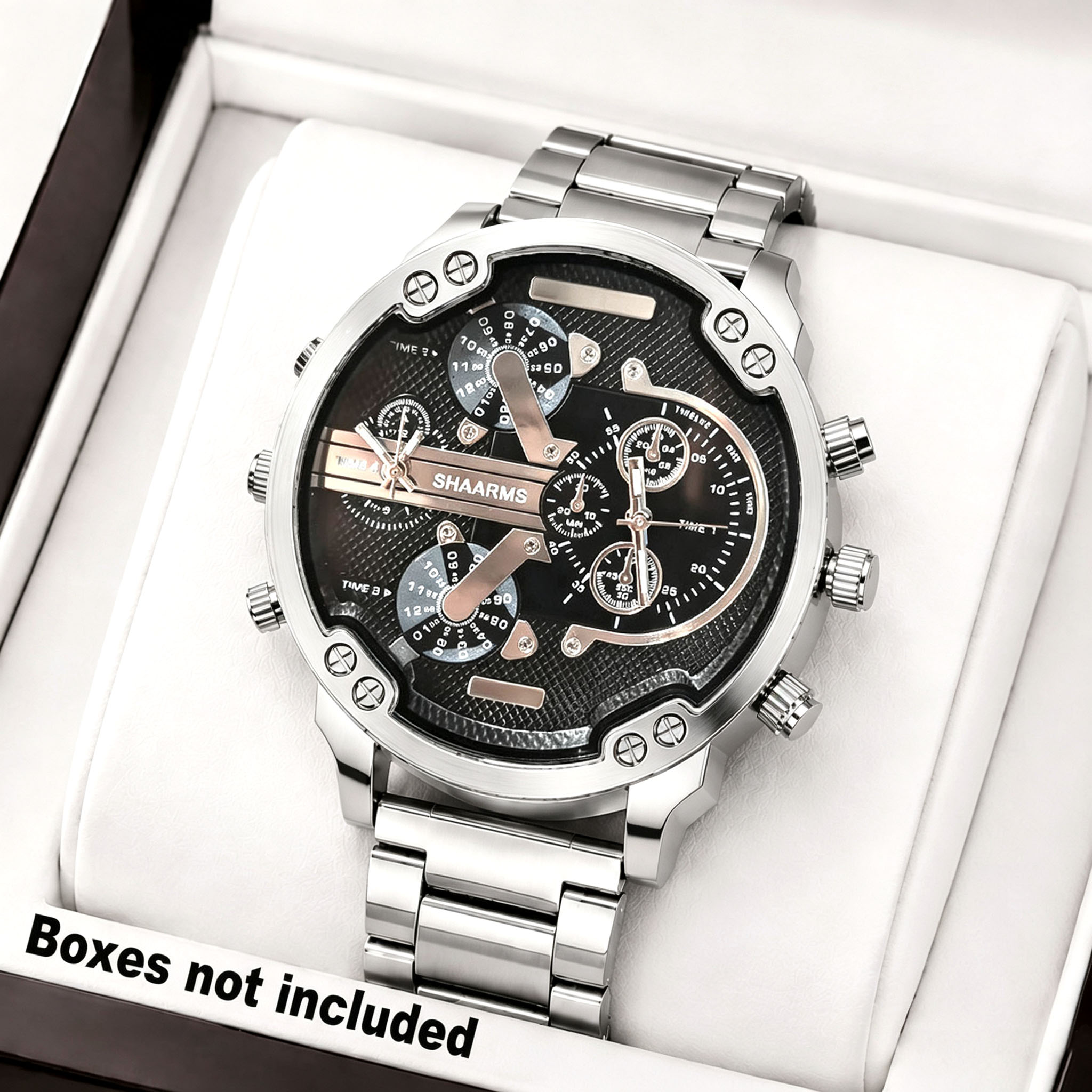 Um relógio masculino casual pr - Smartwatch Casual Watches For Men avaliação e preço