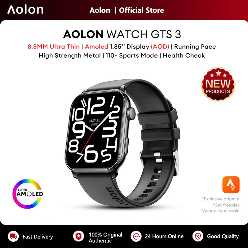 Relógio Inteligente Aolon GTS3 - Smartwatch Watch Whatsapp avaliação e preço
