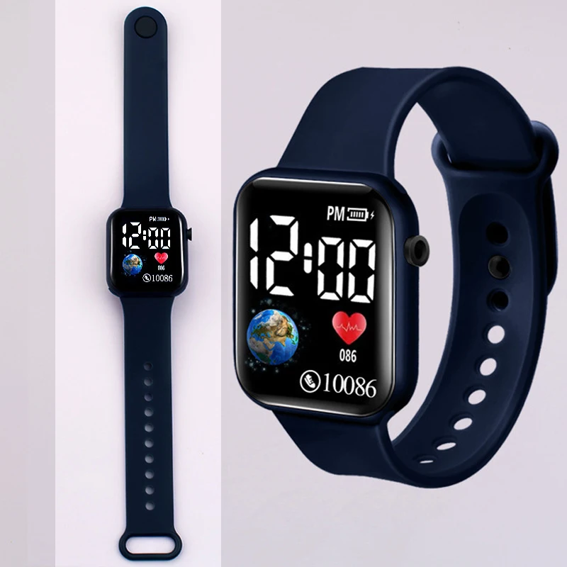 Yikaze crianças relógios led d - Smartwatch Watches For Girls avaliação e preço