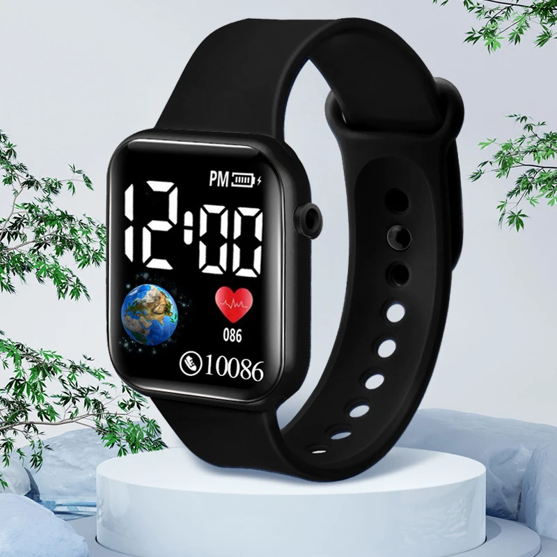 Yikaze crianças relógios led d - Smartwatch Watches For Girls avaliação e preço