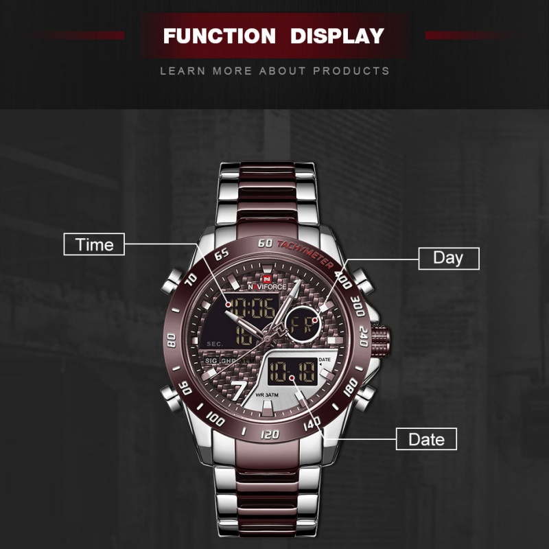 Relógio Analógico Digital Masc - Analog Quartz Watch avaliação e preço