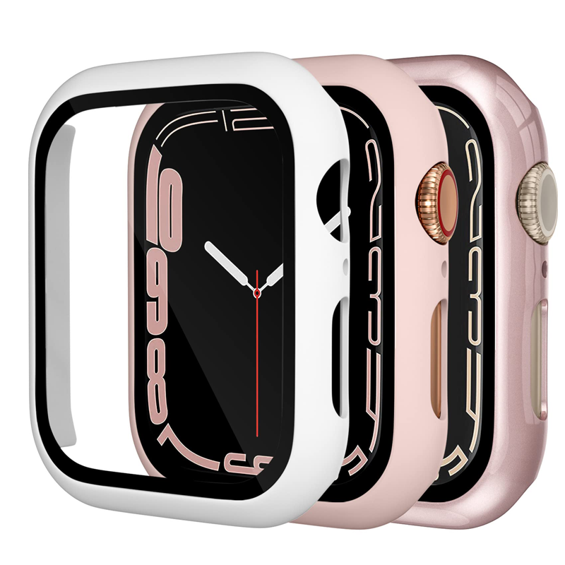 Vidro temperado + capa para ap - Iwatch Smartwatch Series 7 avaliação e preço
