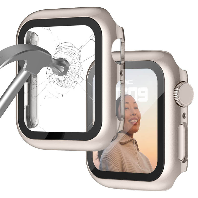 Vidro temperado + capa para ap - Iwatch Smartwatch Series 7 avaliação e preço