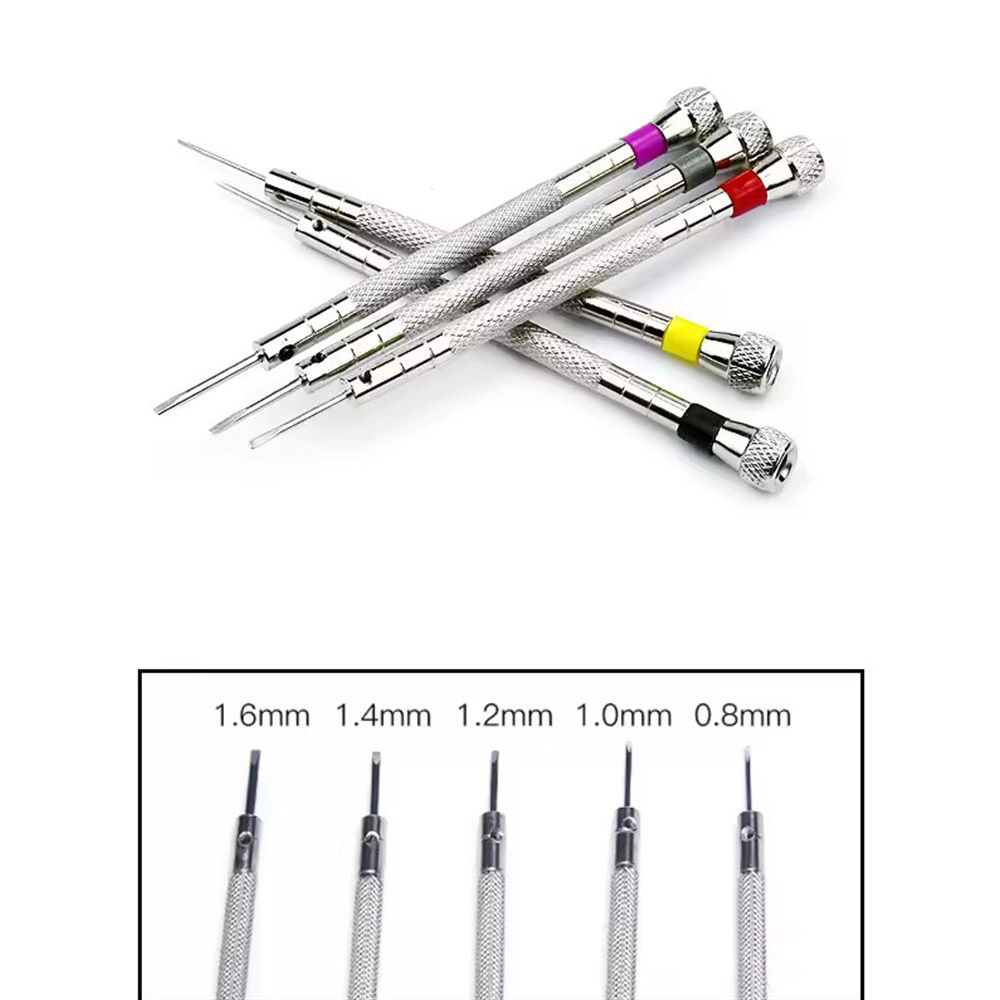 Chave de fenda de aço 5 tamanh - Watchmaker Screwdriver avaliação e preço