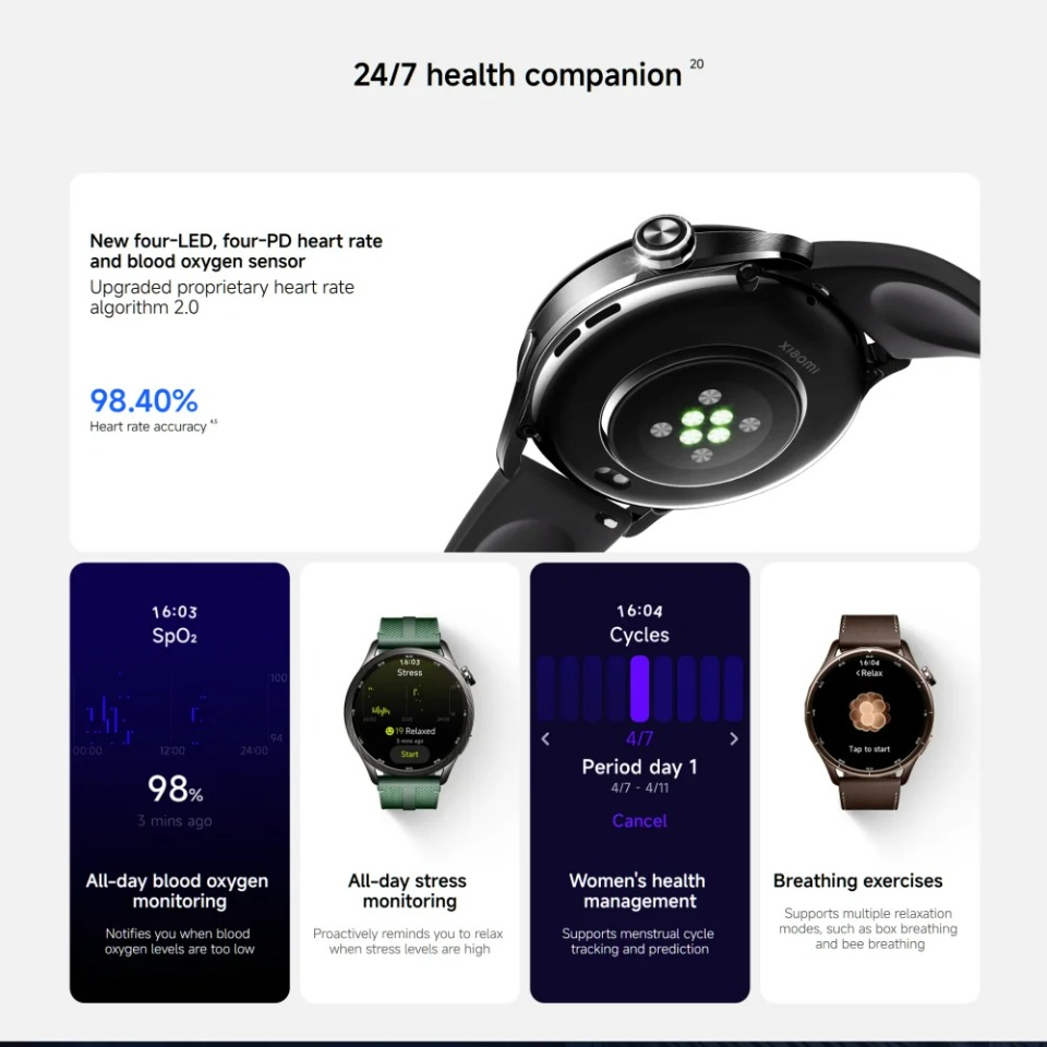 Versão Global do Xiaomi Watch  - Timex Watches Smartwatch avaliação e preço