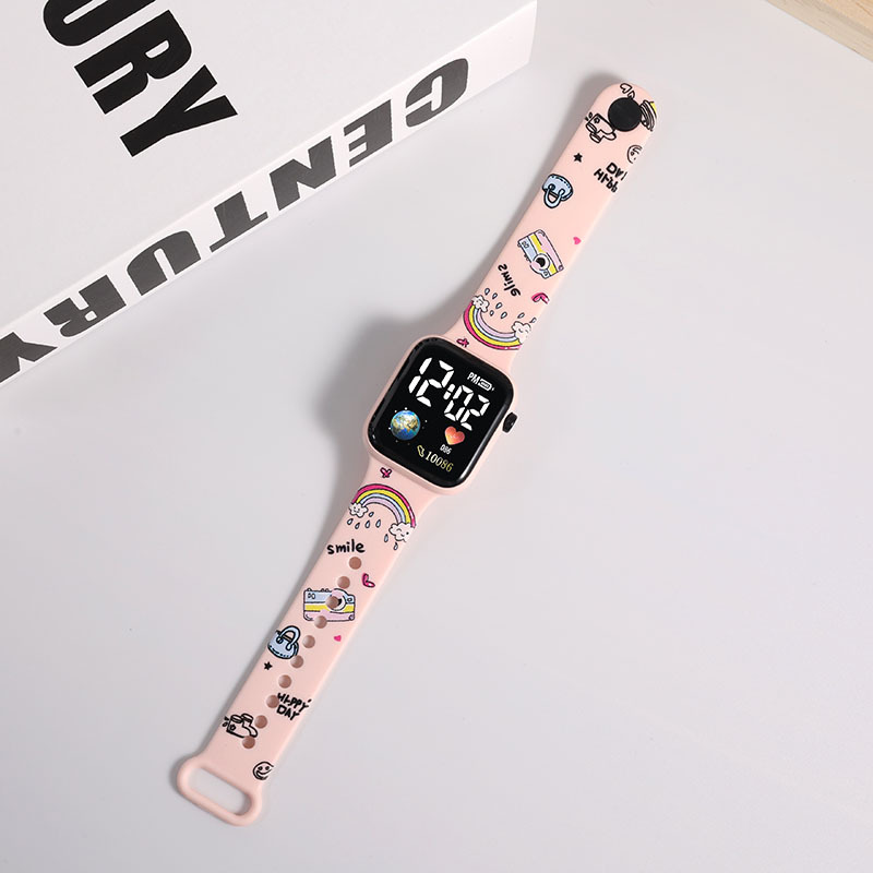 Hello Kitty relógio digital pa - Smartwatch Watches For Girls avaliação e preço