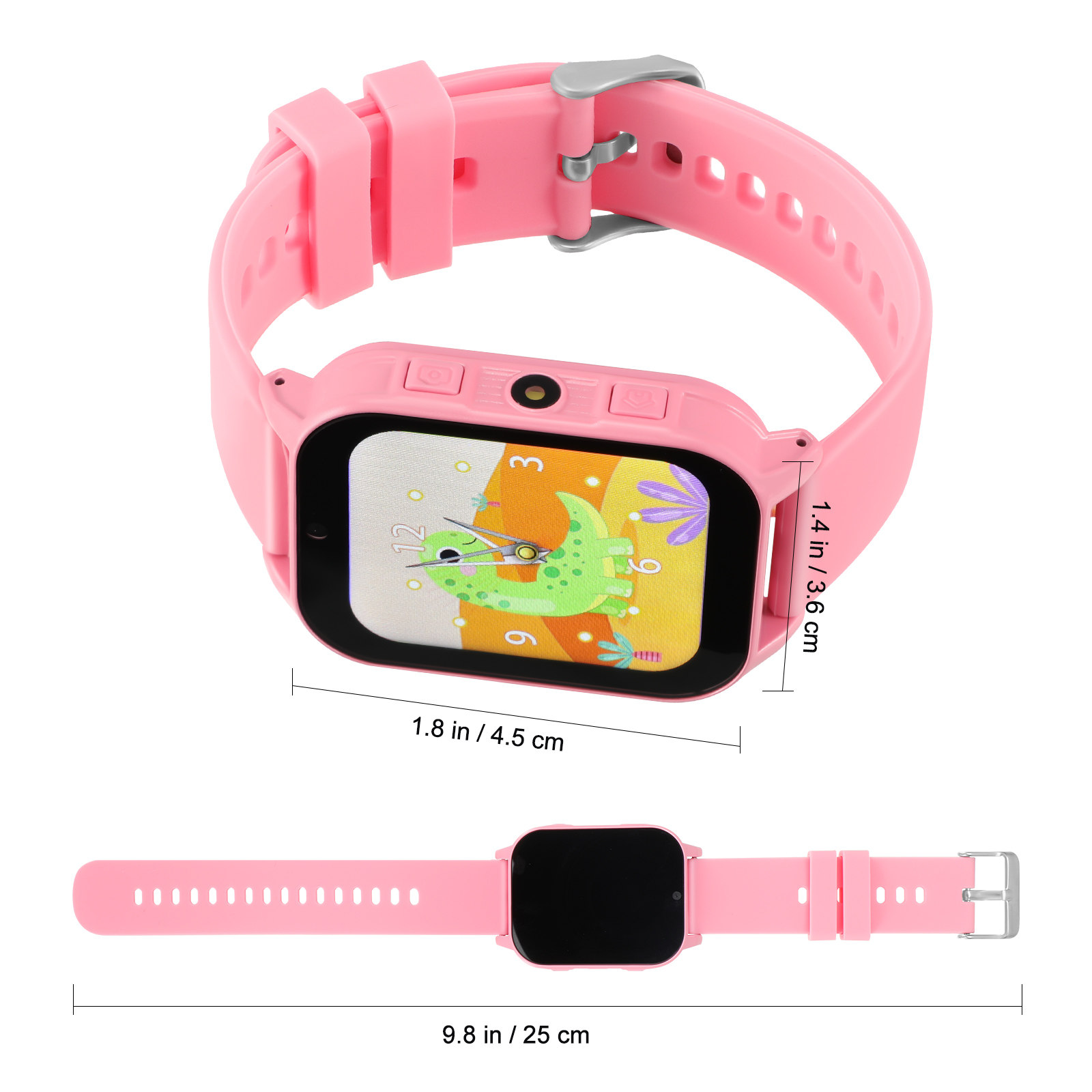 Relógio Digital Infantil com J - Smartwatch Pink Watches For Kids avaliação e preço