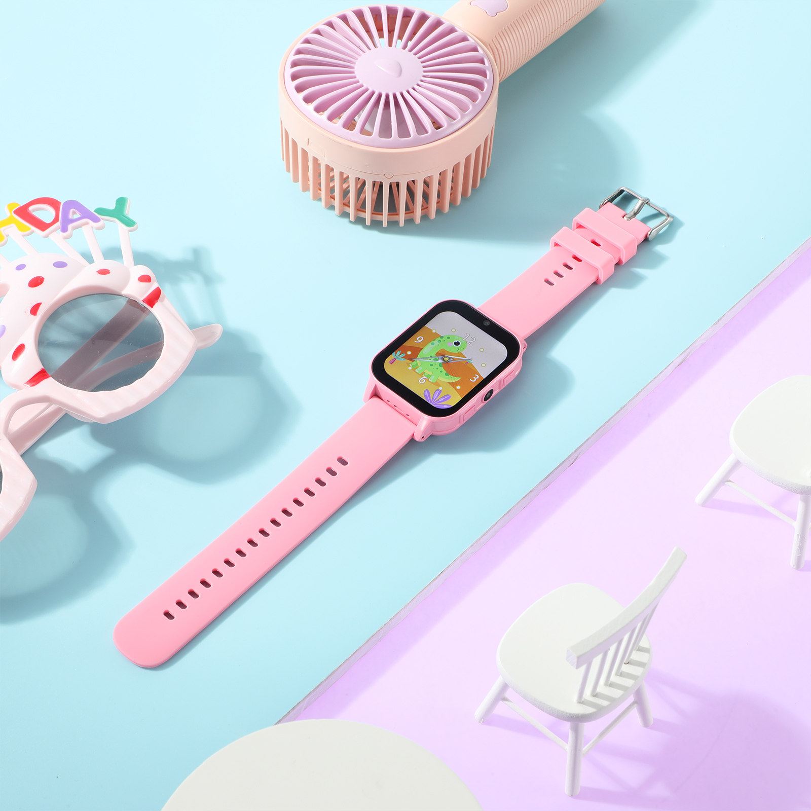 Relógio Digital Infantil com J - Smartwatch Pink Watches For Kids avaliação e preço